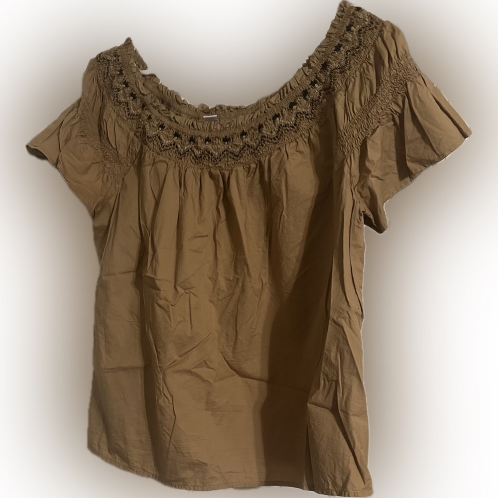 Old Navy Tan Blouse